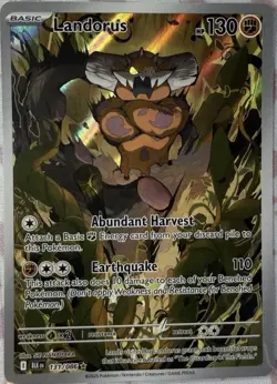 Landorus 131/086 Pokemon ENGLISH ILLUSTRATION RARE - S&V BLACK BOLT Mint/NM - Image 1