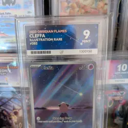 Pokemon TCG 2023 Obsidian Flames Cleffa Illustration Rare 202/197 Ace 9 - Image 2