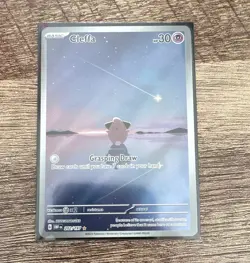 Pokemon TCG Cleffa 202/197 SV03 Obsidian Flames Illustration Rare Holo 2023 30HP - Image 1