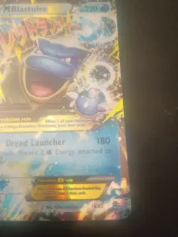 Pokemon M Blastoise EX Full Art TCG 18/83 Ultra Rare Holo LP Condition - Image 5