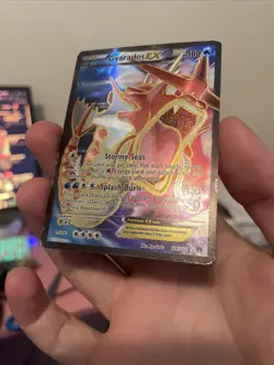 Pokemon Gyarados EX TCG Full Art Holo Ultra Rare Card 114/122 MP - Image 2