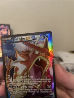 Pokemon Gyarados EX TCG Full Art Holo Ultra Rare Card 114/122 MP - Image 5