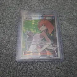 Pokemon TCG Brigette Full Art Trainer XY Breakthrough Card 161/162 Rare Excellen - Image 1