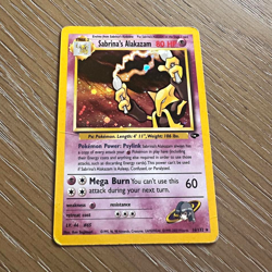 Pokemon TCG Sabrina’s Alakazam 16/132 Gym Challenge Holo Rare 2000 English 80 HP - Image 1