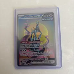 Pokemon TCG Iron Crown ex SV05 Temporal Forces 206/162 Hyper Rare Full Art Holo - Image 1