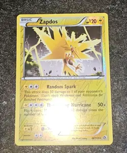 Zapdos 46/113 Pokemon TCG Card Legendary Treasures Reverse Holo - Image 2