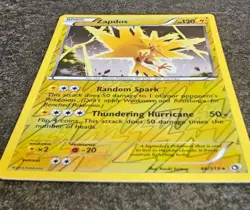Zapdos 46/113 Pokemon TCG Card Legendary Treasures Reverse Holo - Image 3
