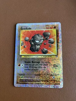Nintendo Pokemon TCG Geodude 76/110 Legendary Collection Reverse Holo Common EN - Image 1