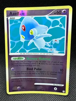 Azelf Reverse Holo Mysterious Treasures Set - 4/123 Pokemon Card [2007] {B} - Image 1