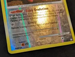 Pokemon TCG Happiny 52/123 Mysterious Treasures Reverse Holo English 2007 - Image 5