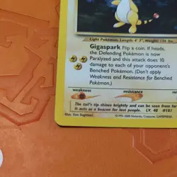 Nintendo Pokemon TCG Ampharos 1/111 Neo Destiny EN Holo Rare 2000 HP80 Stage 2 - Image 2