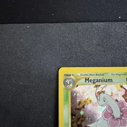 Pokemon Meganium 10/111 Neo Genesis Unlimited Holo Rare Card 2000 English 100 HP - Image 2