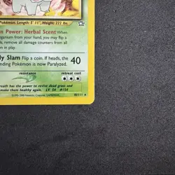 Pokemon Meganium 10/111 Neo Genesis Unlimited Holo Rare Card 2000 English 100 HP - Image 4