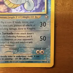 Pokemon TCG Kingdra 8/111 Neo Genesis Holo Rare - Image 4