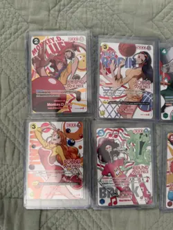 NM English Round 1 One Piece TCG Promos - 10 Straw Hat Cards (Full Set) Luffy - Image 2
