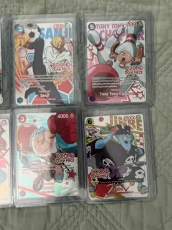 NM English Round 1 One Piece TCG Promos - 10 Straw Hat Cards (Full Set) Luffy - Image 4