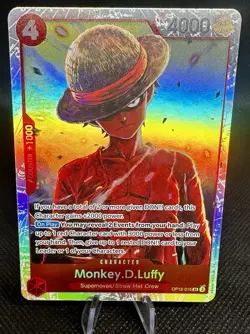 Monkey D. Luffy OP12-015 SR Legacy of the Master ONE PIECE Card Game ENGLISH - Image 1
