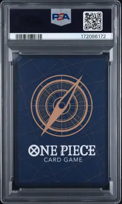 Monkey D. Luffy One Piece Round 1 US English Promo Card OP16-095 PSA 10 - Image 2
