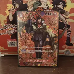 Bandai One Piece CCG Monkey D. Dragon OP07-015 SP Super Rare Rush Holo 9000 - Image 1