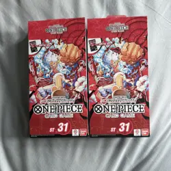 2x One Piece TCG ST-31 Monkey D. Luffy Starter Deck No OP-16 Packs Open Box - Image 1