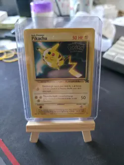Pikachu Black Star Promo #4 1999 Kids WB The First Movie Pokemon Card - Image 1
