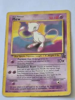 Mew Promo #8 Black Star Promo WOTC 1999-- 2000 Vintage Pokemon Card - Image 1