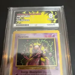 Pokemon TCG - Mewtwo 2000 Black Star Promo ACE 8 Graded - Image 2