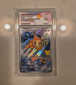 Ace 9 Chimchar 041 Black Star Promo Holo Pokemon First Partner - Image 1