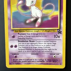 Mew #8 Pokemon Promo WOTC Black Star Promo - Image 5