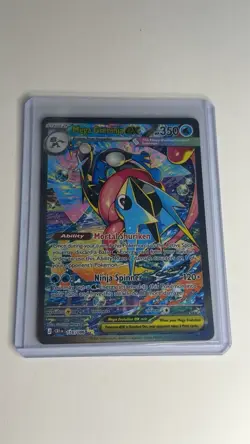 MEGA GRENINJA EX 116/086 SIR POKEMON CHAOS RISING....PERFECT CENTERING 🔥🔥🔥 - Image 1