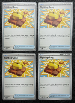 Fighting Gong 116/132 - Playset / Lot of 4 - Pokemon TCG: Mega Evolution NM - Image 1