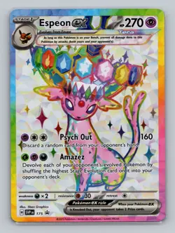 Espeon ex - 175 SVP 175 Promo SV: Scarlet & Violet Promo Cards NM Pokemon - Image 1