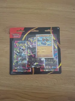 Pokemon TCG Mega Evolution Pitch Black 3-Pack Blister Binacle Promo Sealed - Image 3