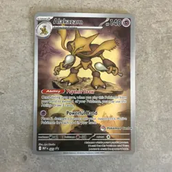 Pokemon TCG Alakazam MEP 009 Pokemon Center Stamped Mega Evolution Promo NM/Mint - Image 1