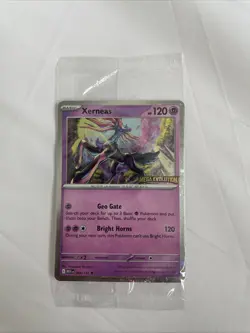 Xerneas - 064/132 - Mega Evolution - Stamped Promo Sealed - Pokemon TCG - Image 1