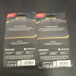 2x Pokemon TCG Mega Evolution Pitch Black Sealed Packs Gengar Promo Foil - Image 2