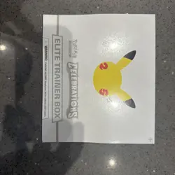 Pokemon Celebrations 25th Anniversary Elite Trainer Box Sealed ETB 2 small rips - Image 1