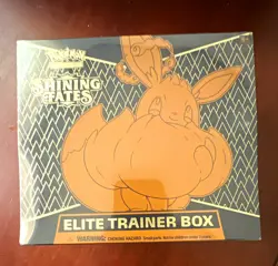 Pokemon TCG Shining Fates Elite Trainer Box Eevee English 2021 65 Cards - Image 1