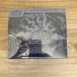 Pokemon Mega Evolution Pitch Black Elite Trainer Box Factory Sealed - Image 1