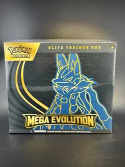 Pokemon Mega Evolution Elite Trainer Box ETB Lucario Factory Sealed NEW - Image 1