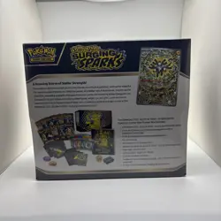 *HAS TEAR* Pokemon Center Exclusive Elite Trainer Box Surging Sparks ETB - Image 3