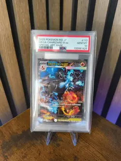 Mega Charizard X ex 110/080 PSA 10 Pokemon TCG Inferno X SAR Holo Japanese - Image 1