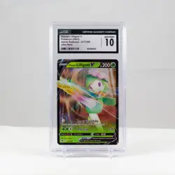 Pokemon Hisuian Lilligant V Holo #17 Astral Radiance 2022 - CGC 10 Gem Mint - Image 2