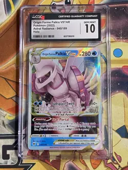 2022 Pokemon Origin Forme Palkia VSTAR Black Star Promo 040/189 - CGC 10 - Image 1