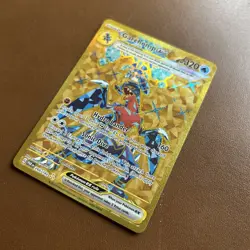 Garchomp Ex 260/182 Paradox Rift PAR Gold Hyper Rare En Pokemon Card TCG NM - Image 3