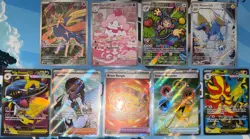 Illustration Rare IR Pokemon TCG Lot Of 9 Cards Brand New Mint Condition Heroes - Image 1