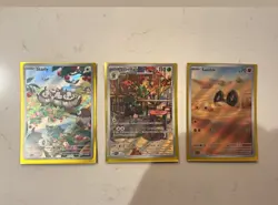 Pokemon TCG Scarlet & Violet illustration rare Lot of 3 Cards SV01 - Image 1