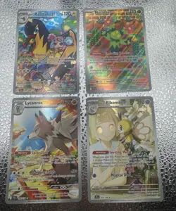 Pokemon TCG Journeys Together 4 Card Illustration Rare Lot ENG (Master Set) - Image 1