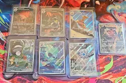 Pokemon TCG Black Bolt Illustration Rare (IR) Lot 7 Cards Near Mint - Image 1