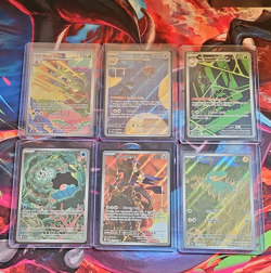 Pokemon TCG Destined Rivals Illustration Rare (IR) Lot 6 Cards Near Mint - Image 1